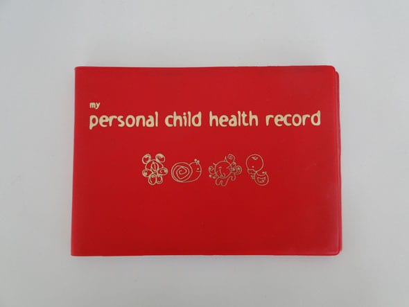 NHS red book for children