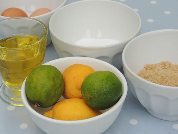 lemon and lime drizzle cake ingredients
