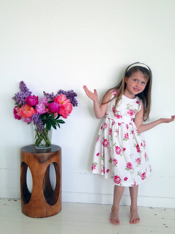 Flowers for children Luce in rose dress