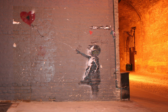 girl with a balloon by Banksy