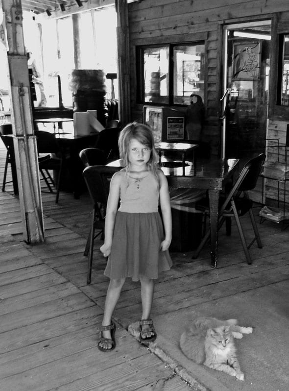 Child cat Tybee Georgia