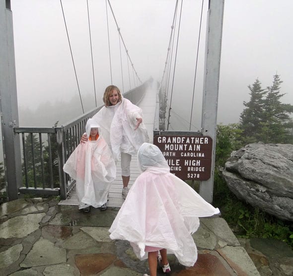 Mile High Swinging Bridge Grandfather Mountain