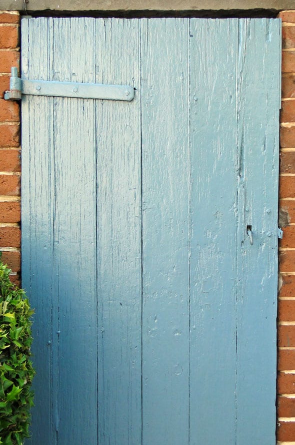 Haint blue door