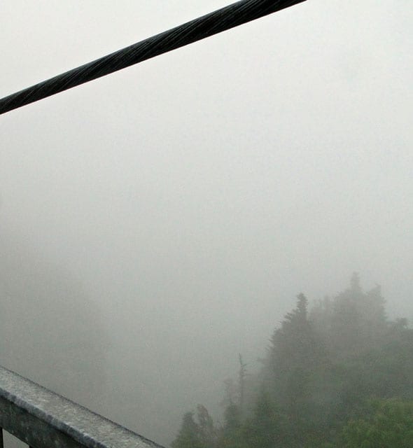 mist mile high swinging bridge