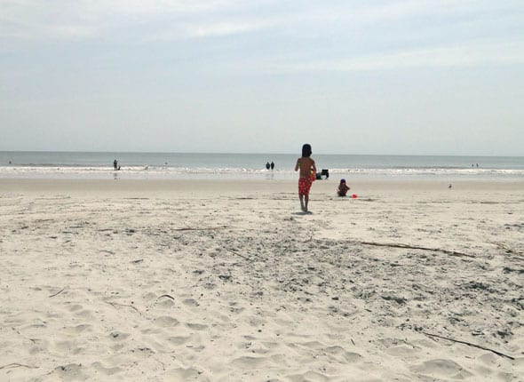 Tybee Island beach