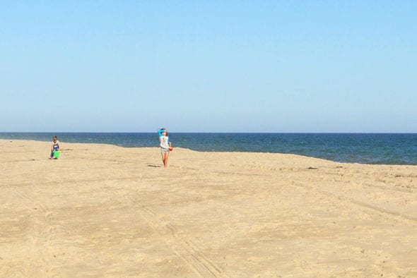 beach walk