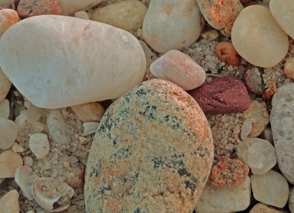 rocks on the beach