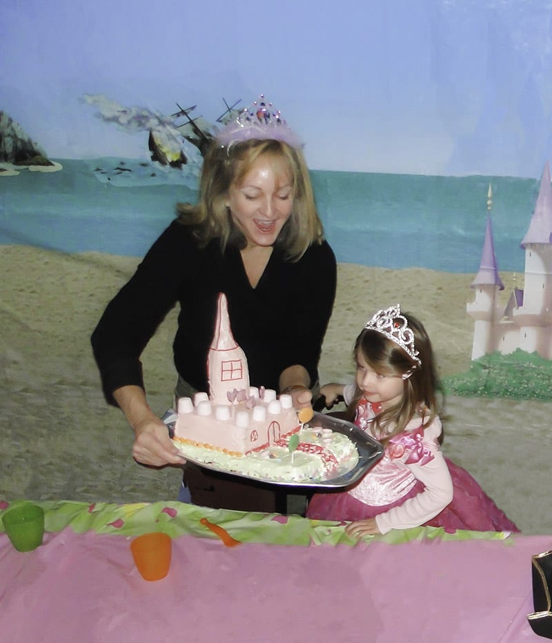 princess castle cake