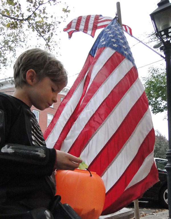 halloween snack US flag