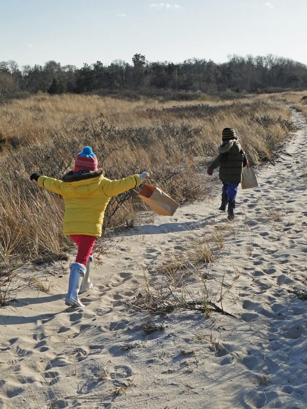 running dune path Morton National Wildlife Refuge