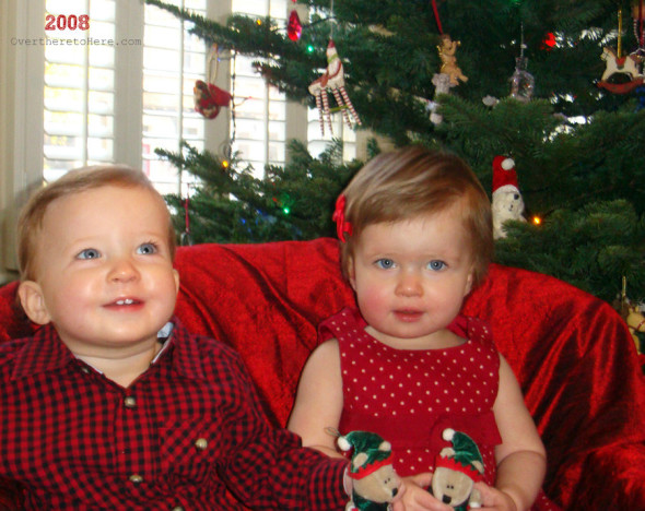 2008 Christmas family photo card