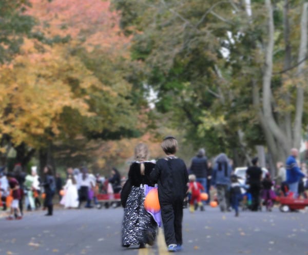 road closed trick treating