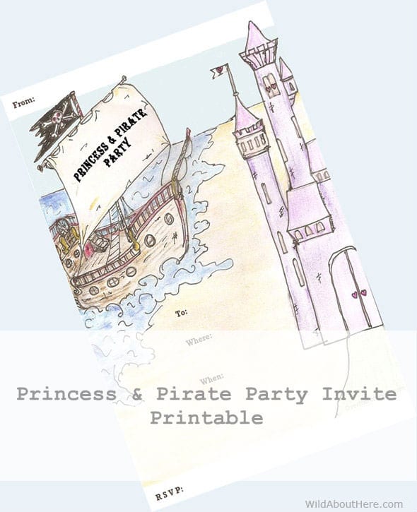 Pirate Party Printables, Invitations & Decorations templates