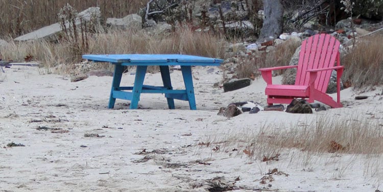 chair table beach