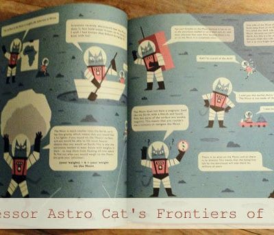 Found it. The perfect space book for kids. Professor Astro Cat’s Frontiers of Space.