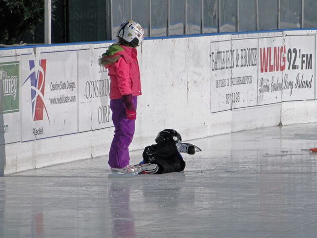 one down ice skating hamptons