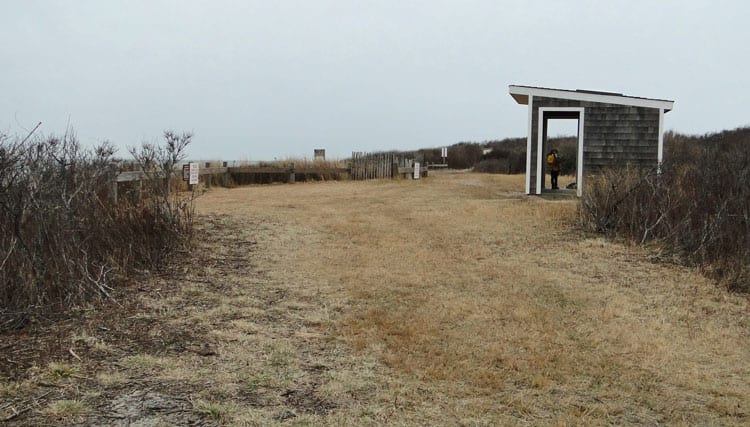 Seal Haul Montauk observation shelter