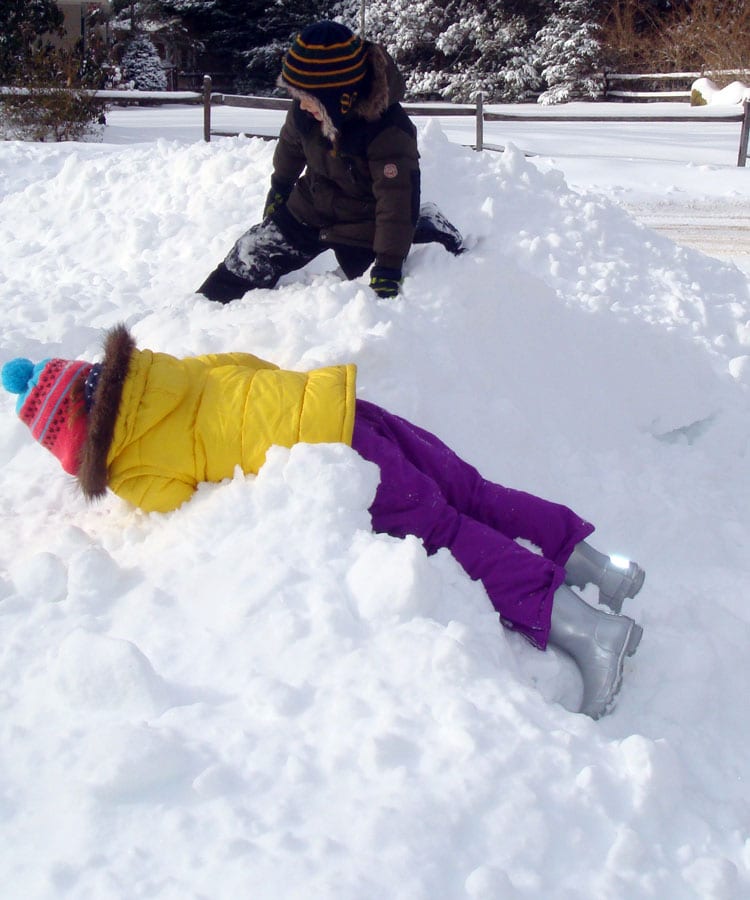 winter snow kids Hamptons ny