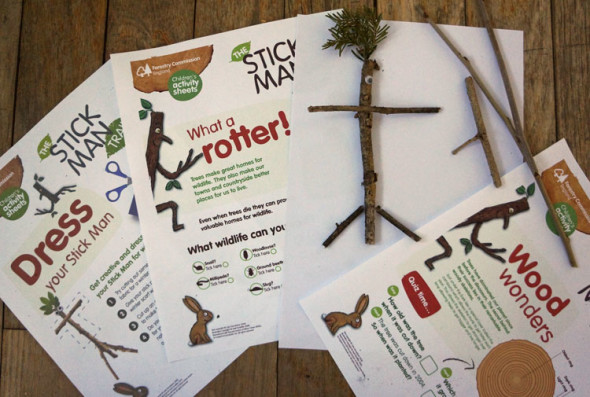 Stick Man trails and children's outdoor activities