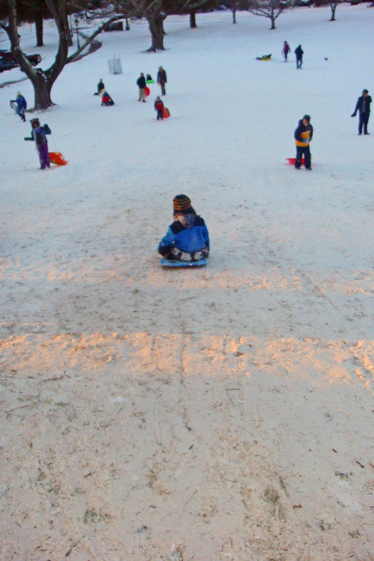 sledding hill