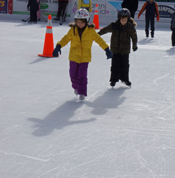 skating lesson ice rink