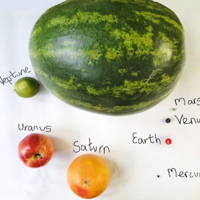 How kids can compare planet sizes plus free printable