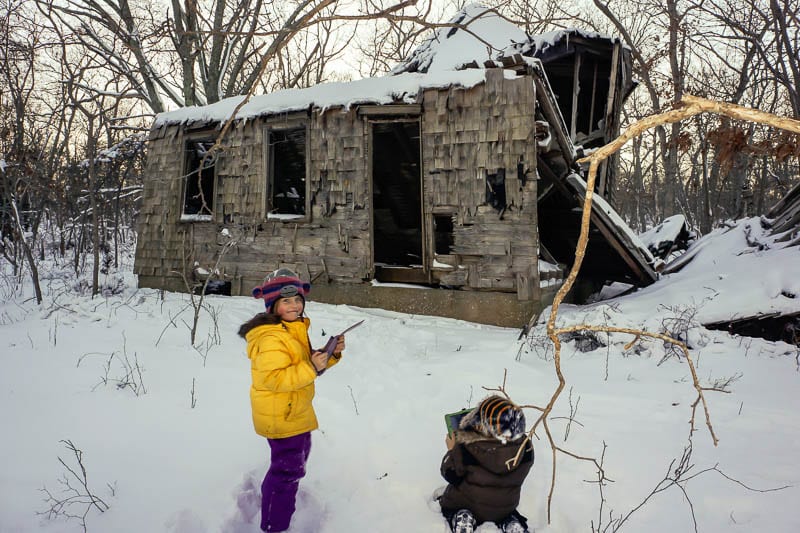 Capturing Outdoors Kids and ruins