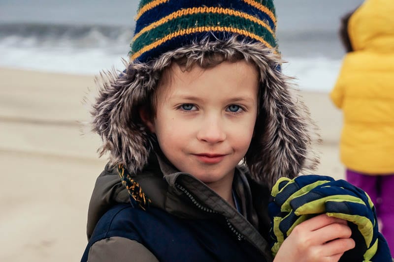 Southampton beach Theo capturing outdoors