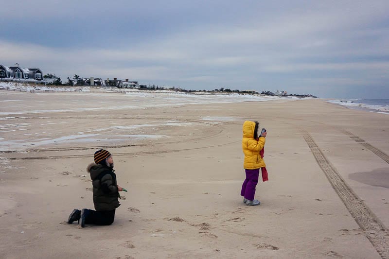 Southampton beach kids capturing outdoors 