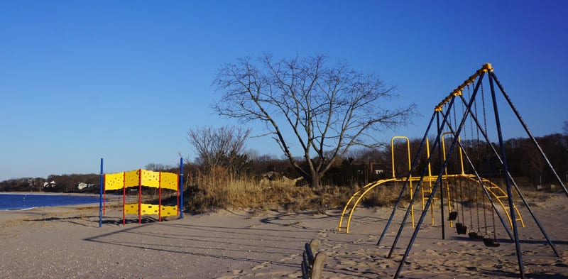 Havens Beach playground Sag Harbour