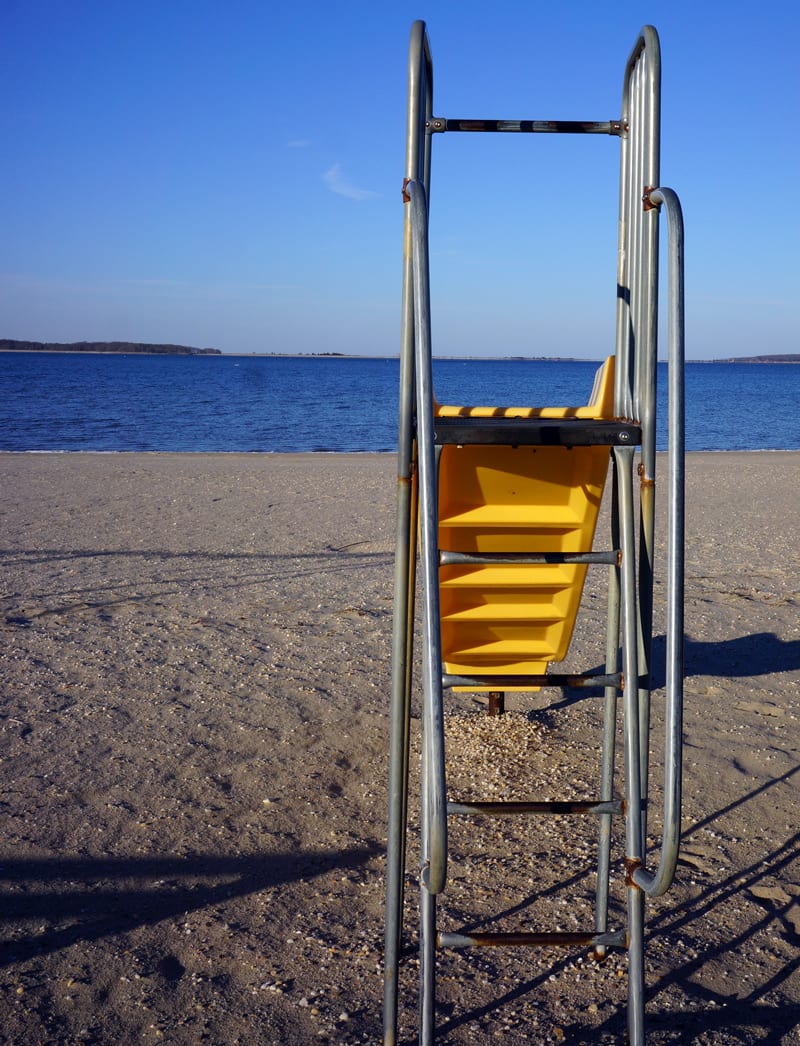 Havens Beach playground slide