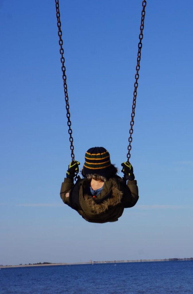 theo beach playground swing