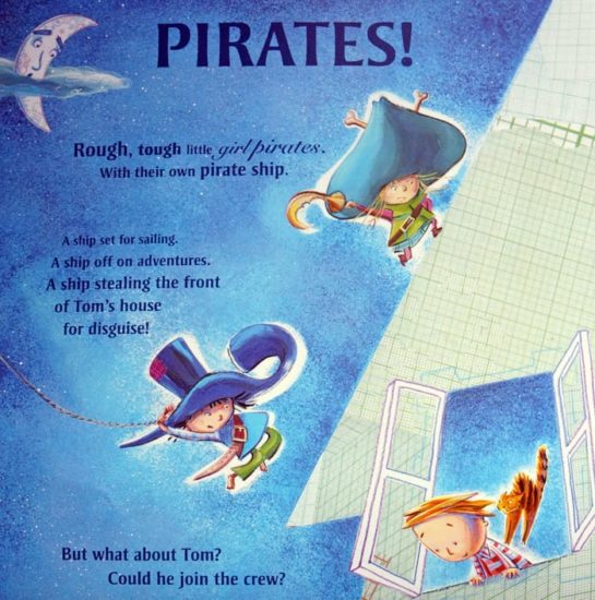 Girl Pirate in The Night Pirates by Peter Harris