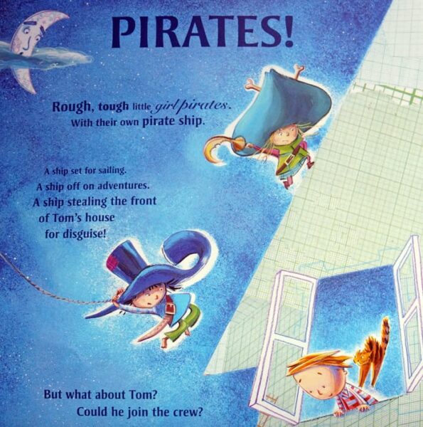 Girl Pirate in The Night Pirates by Peter Harris