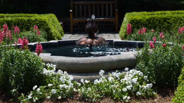 fountain garden Owens Thomas House