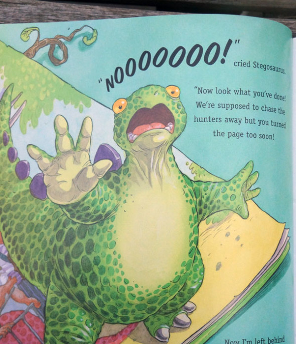 stegosaurus alive childrens book