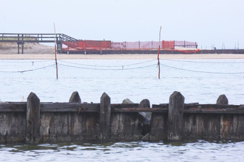 Broadview dock and fishing nets