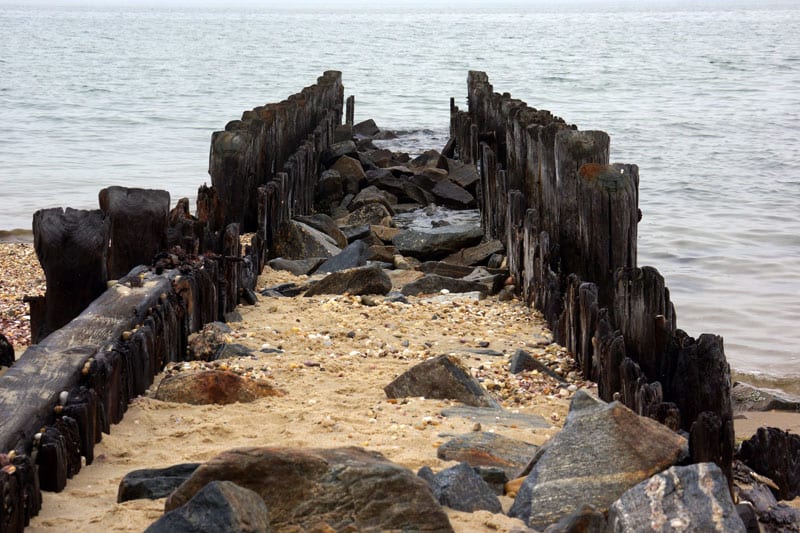 Alberts Landing beach Hamptons pier