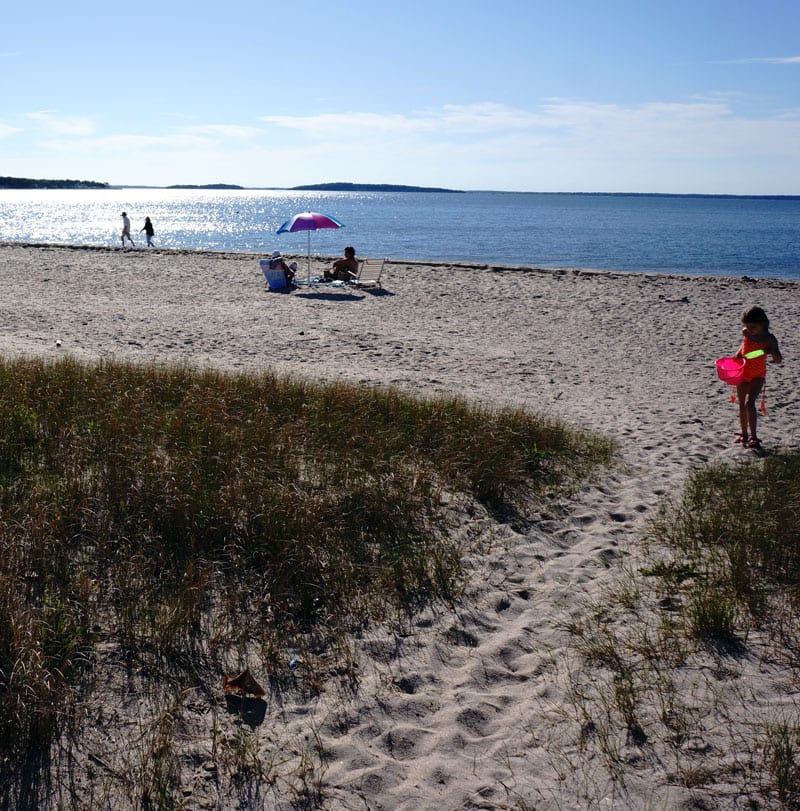 Beach view Foster Memorial