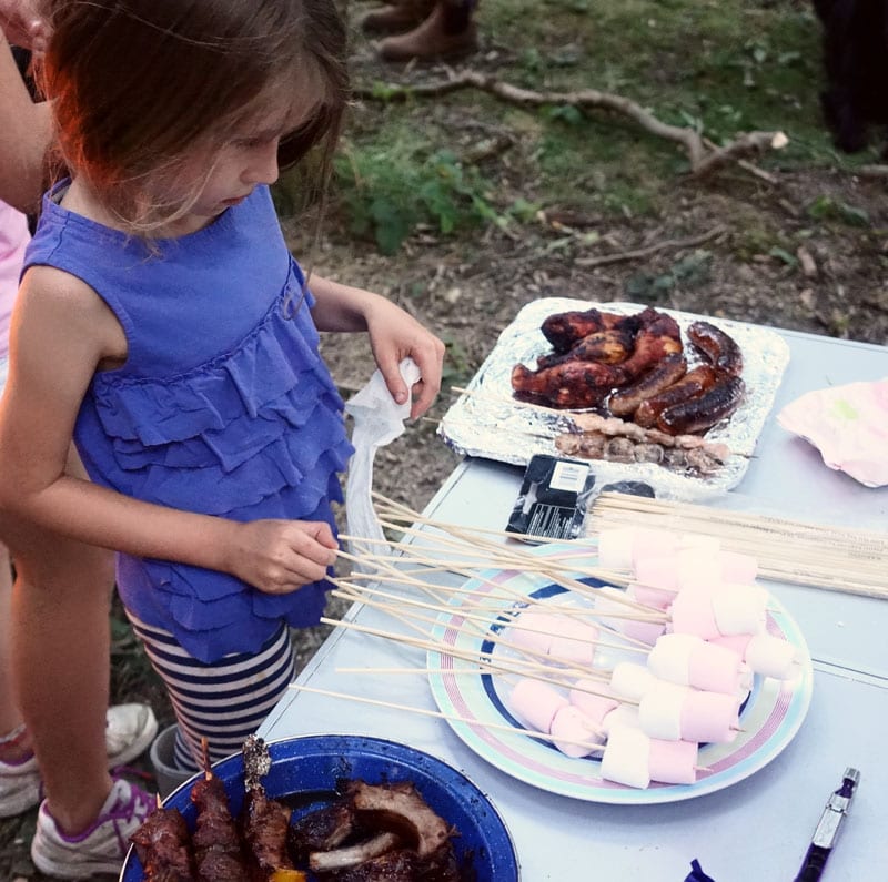 campfire dinner