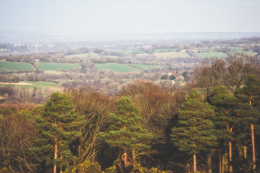 landscape view AA Milne memorial