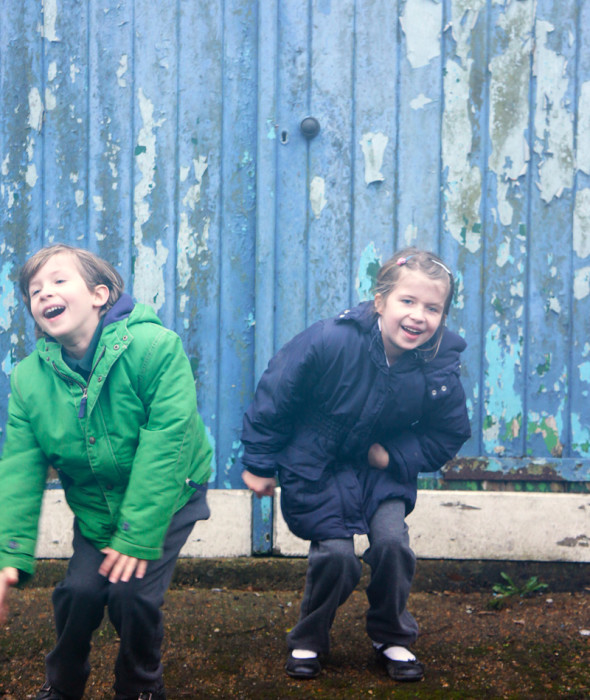 Luce and Theo back on ground