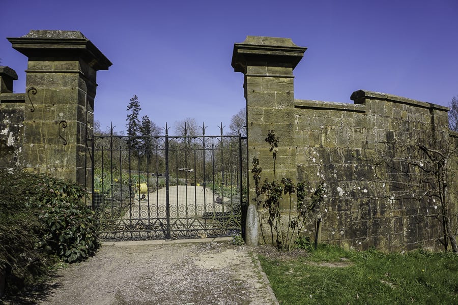 Gravetye Manor Kitchen garden gate