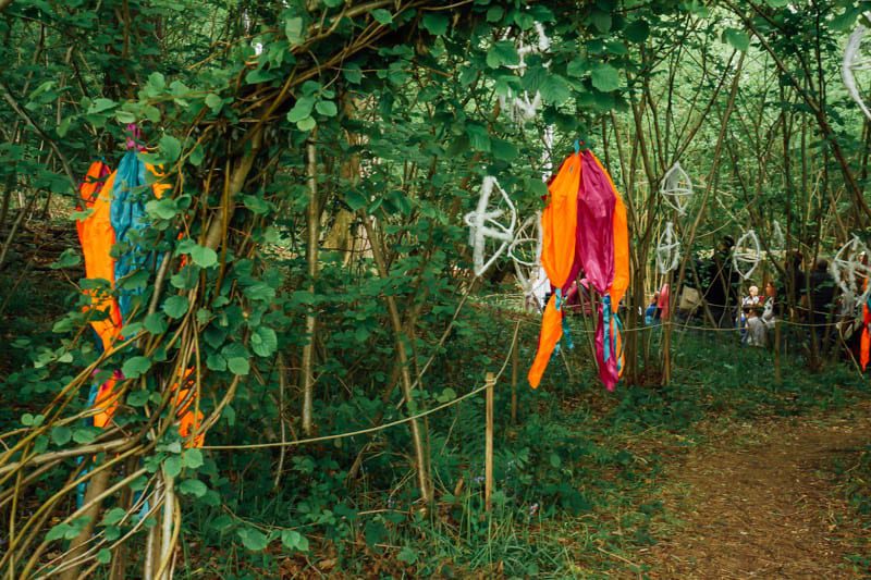 Whispering Wood Folk performance entrance