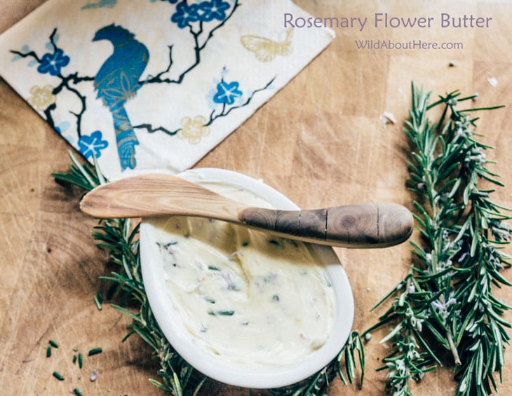 Rosemary Flower Butter recipe