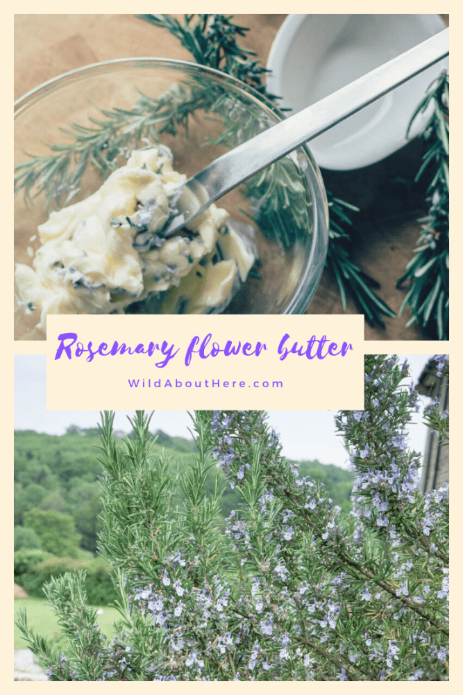 Rosemary flower butter herb recipe
