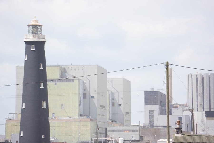 Dungeness Old Lighthouse and nuclear power stations