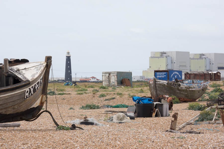 Dungeness nuclear station boats lighthouse