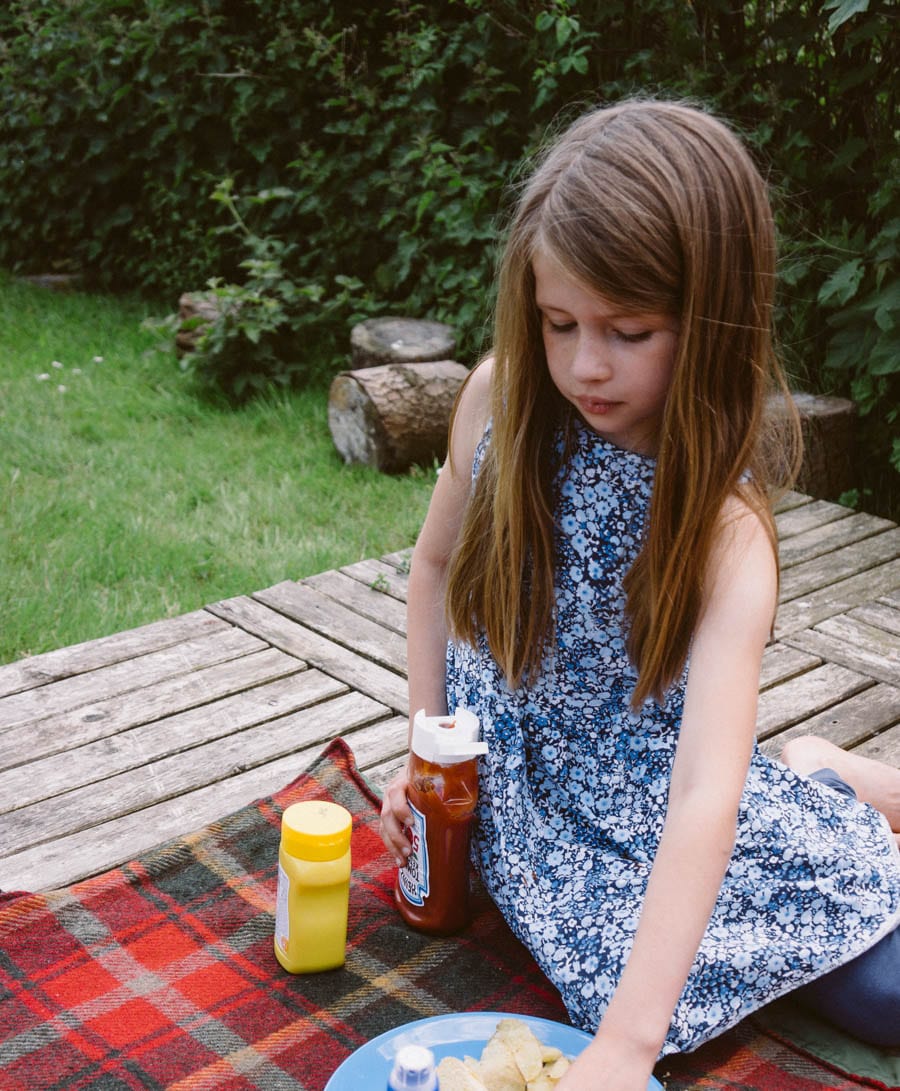 Luce at picnic