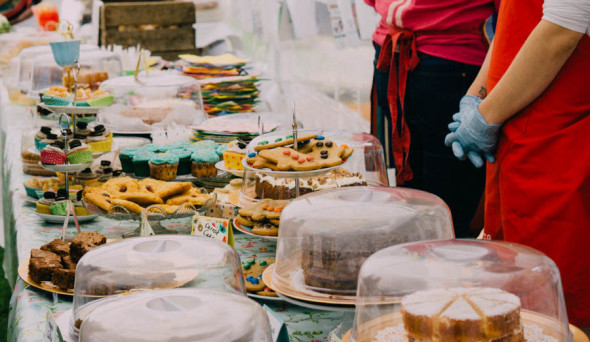 cakes at village fair